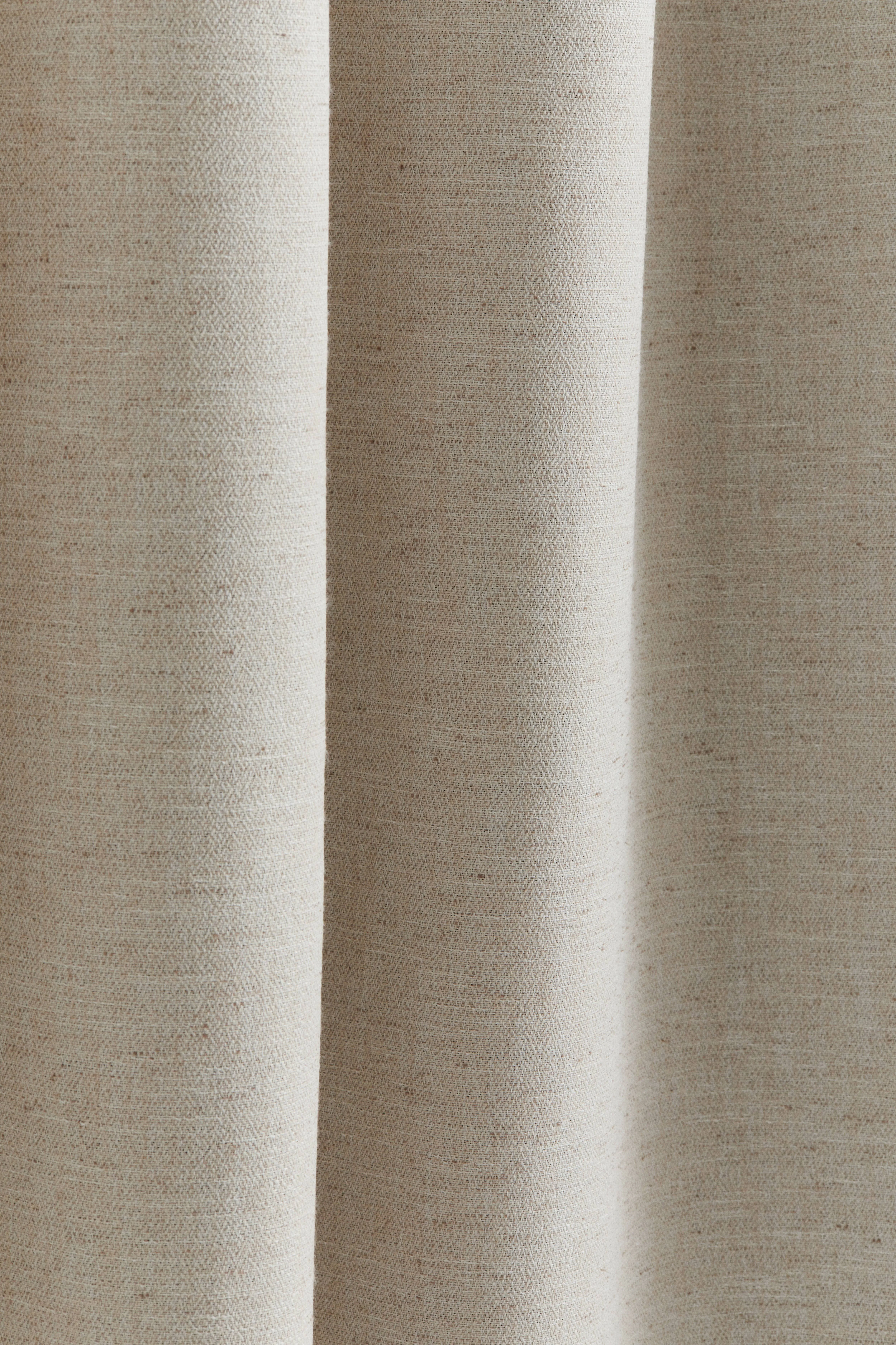 2-pack long blackout curtains - Beige - Home All | H&M GB