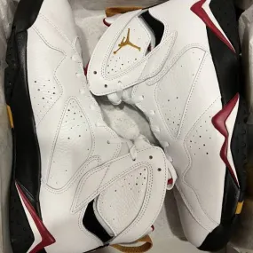 2022 nike air jordan 7 vii retro cardinal red 11-13 whit...