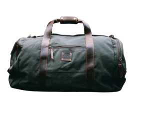 50L Iliamna Waxed Canvas Travel Duffle Bag - Horizon Leathers