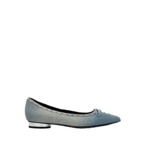 9A935-BD7 Women's Flats - Blue Denim