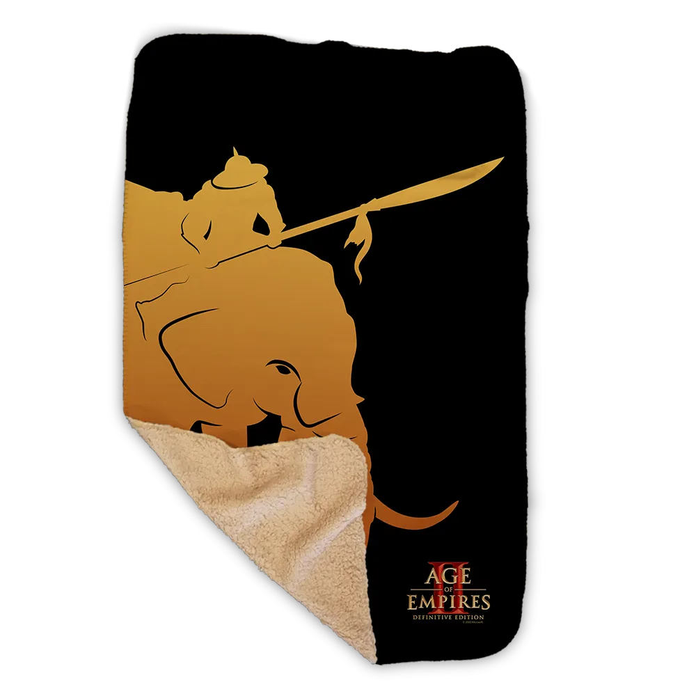 Age of Empires II: DE  Elephant Rider Sherpa Blanket