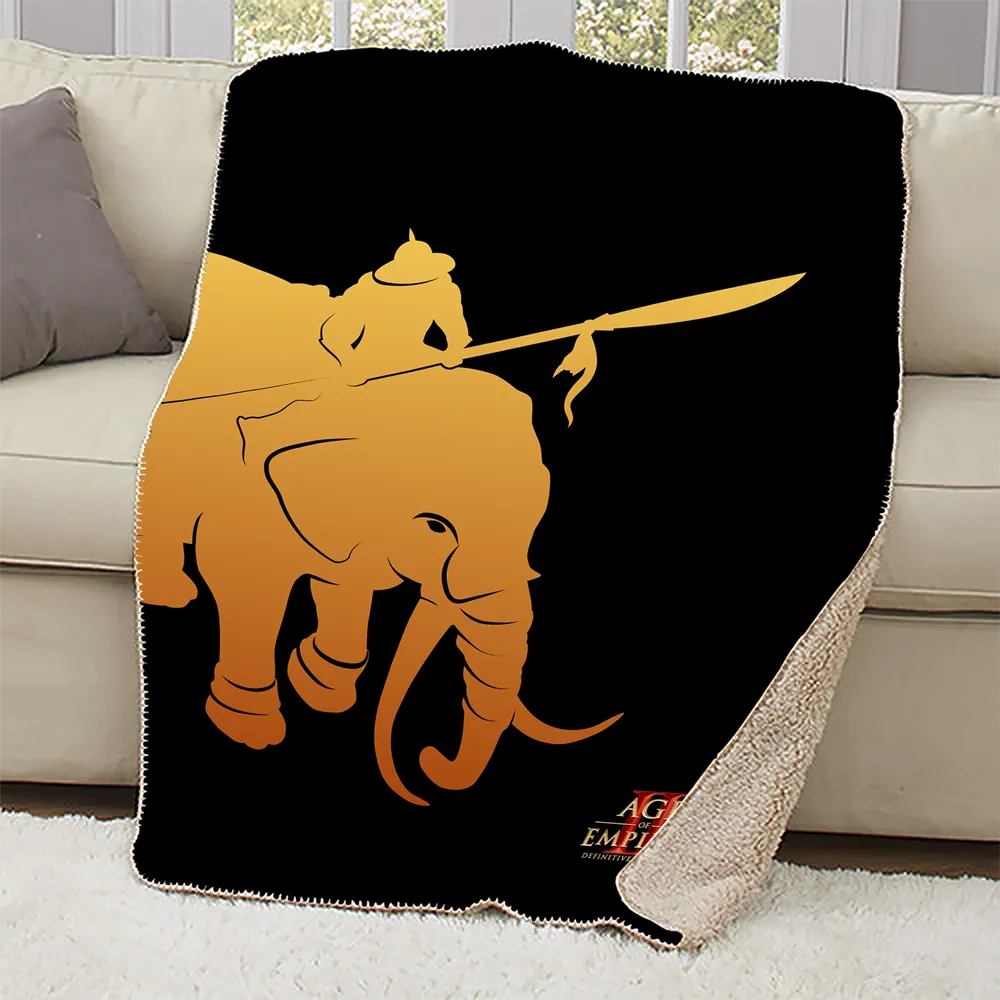 Age of Empires II: DE  Elephant Rider Sherpa Blanket