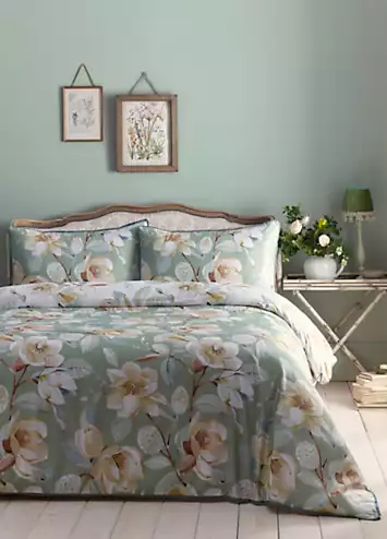 Appletree Heritage Eleanor 200 Thread Count Cotton Duvet Cover Set | Kaleidoscope