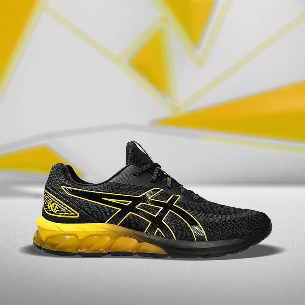 ASICS GEL QUANTUM 128 VII (M) - (BLACK/ SAFFRON) RUNNING SHOES