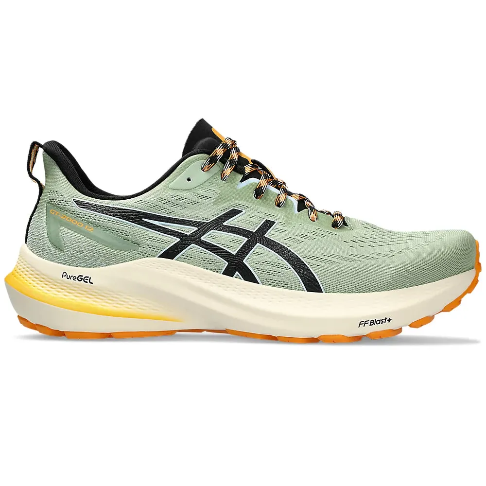 Asics Men's GT-2000 12 TR Running Shoes Nature Bathing / Fellow Yellow