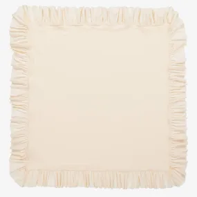 Baby Girls Ivory Cotton Blanket (90cm)