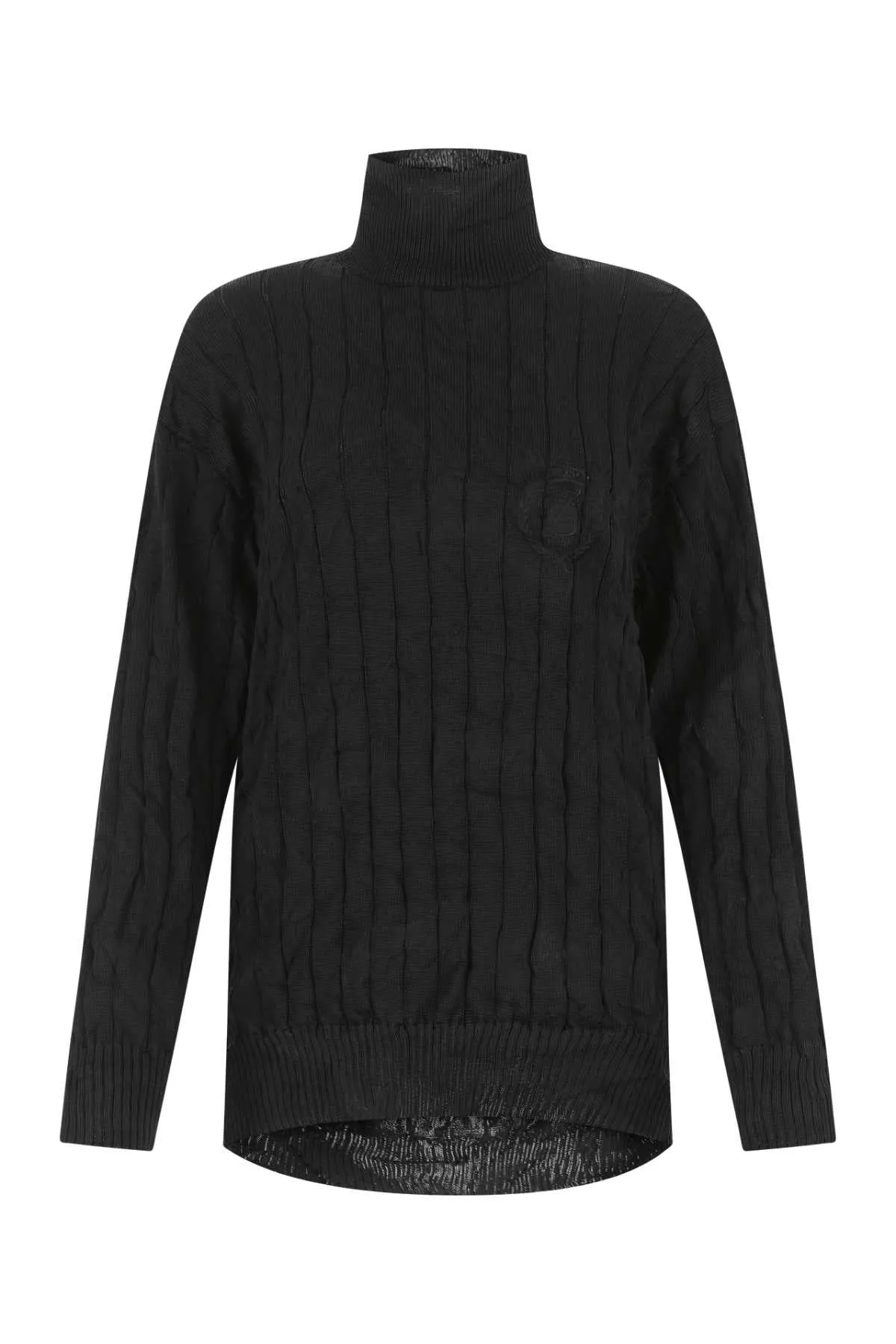 Balenciaga Creased Turtleneck Knit Jumper