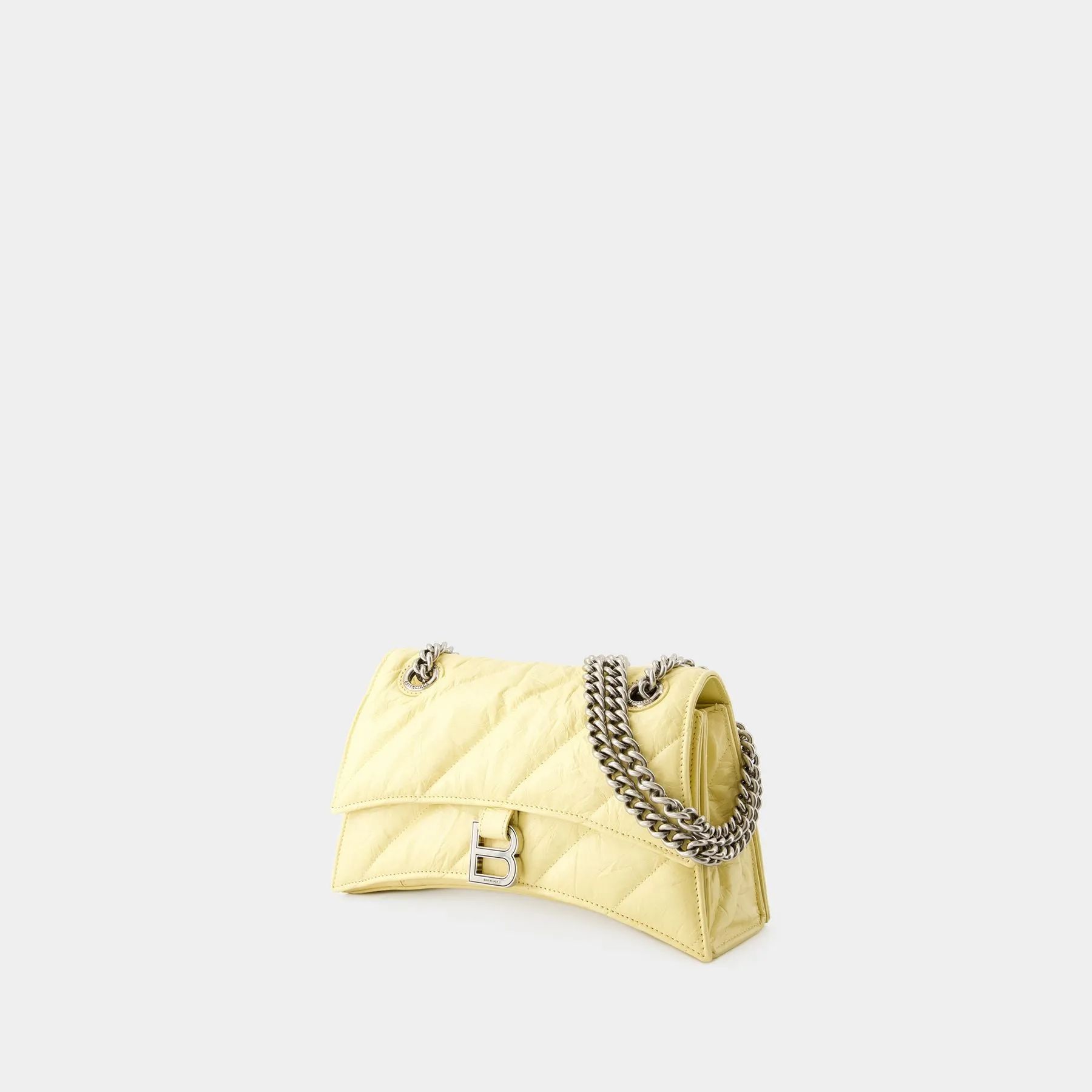 Balenciaga  Crush Chain S Crossbody - Balenciaga - Leather - Yellow