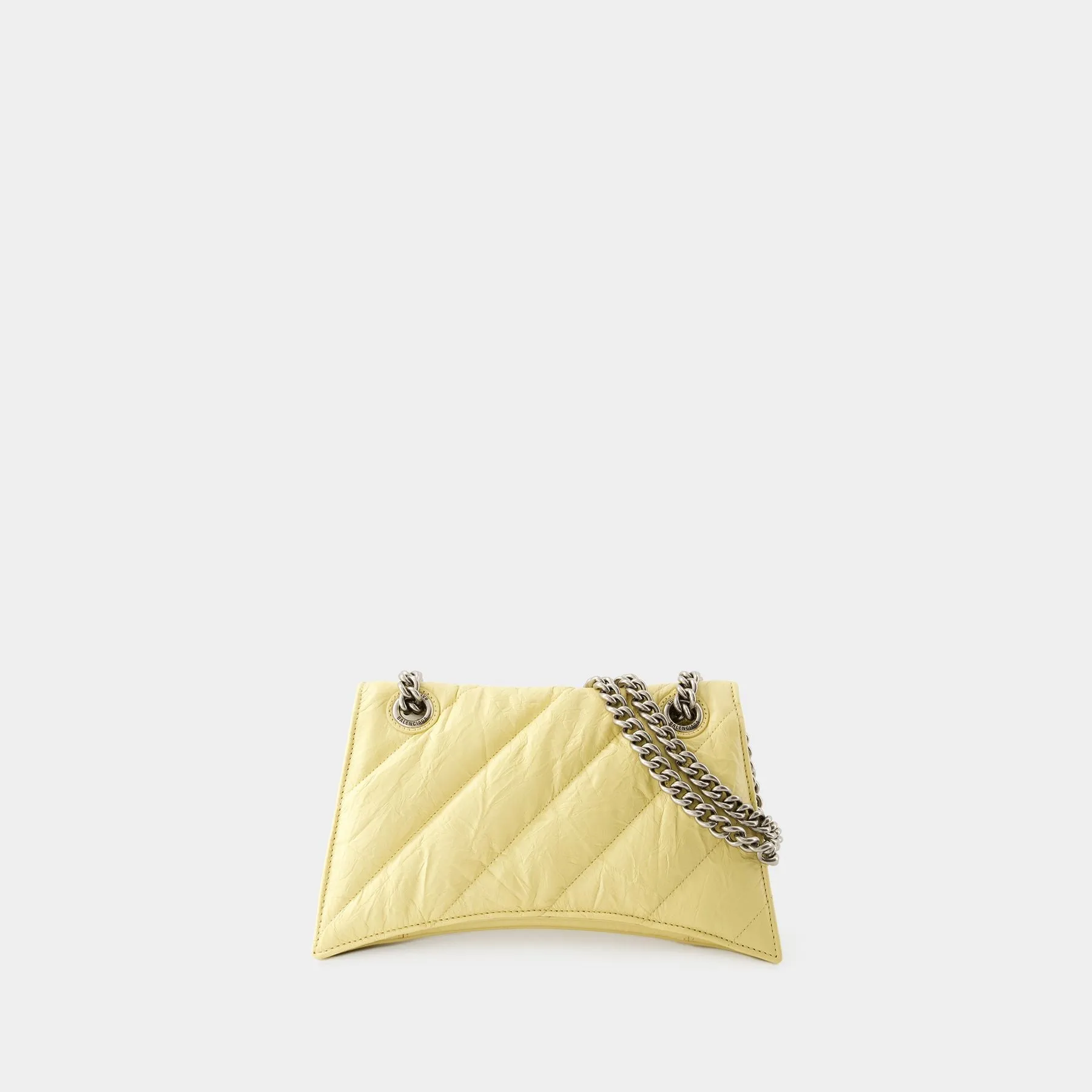 Balenciaga  Crush Chain S Crossbody - Balenciaga - Leather - Yellow