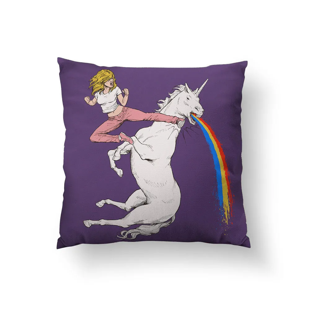 Bloodsport Barbie Throw Pillow