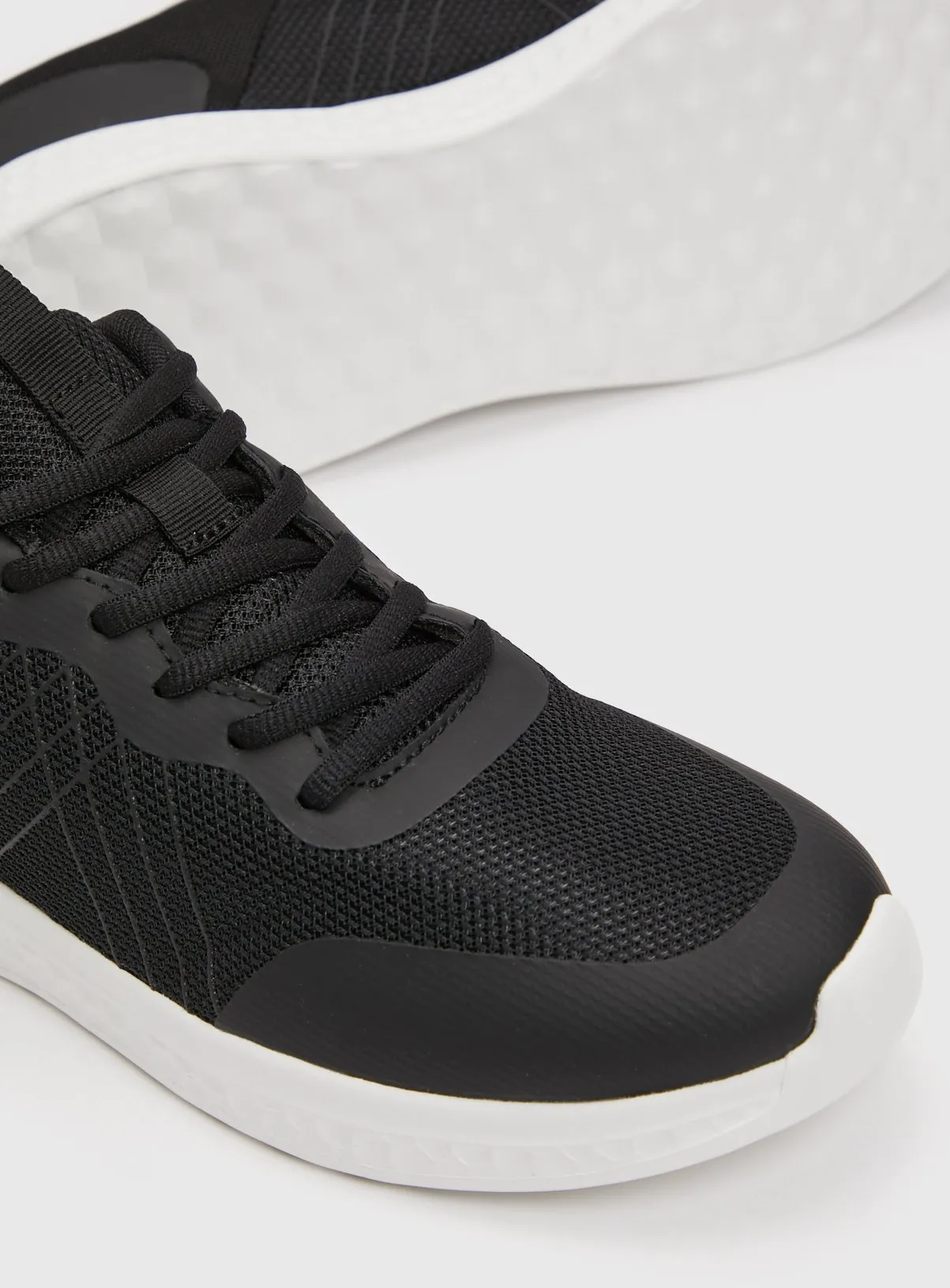 Buy Active Black Lace Up Trainers 6 | Trainers | Tu