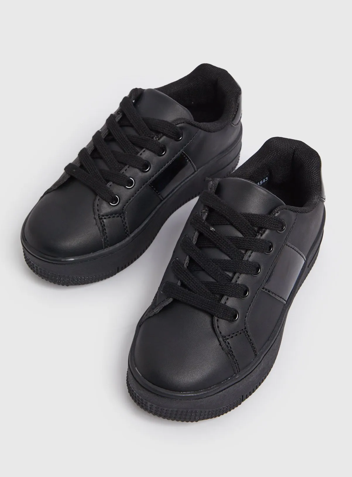 Buy Black Chunky Lace Up Trainers  1 | Trainers | Tu