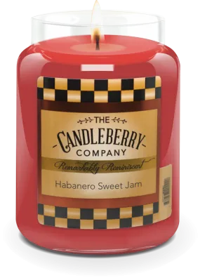 Candleberry Candles | Sweet Habanero Jam Candle | Best Candles on The Market | Hand Poured in The USA | Highly Scented & Long La