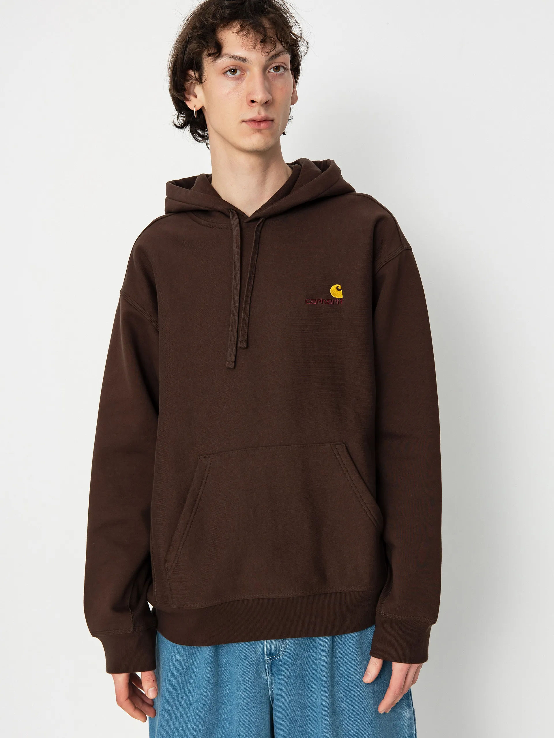 Carhartt WIP American Script HD Hoodie (tobacco)