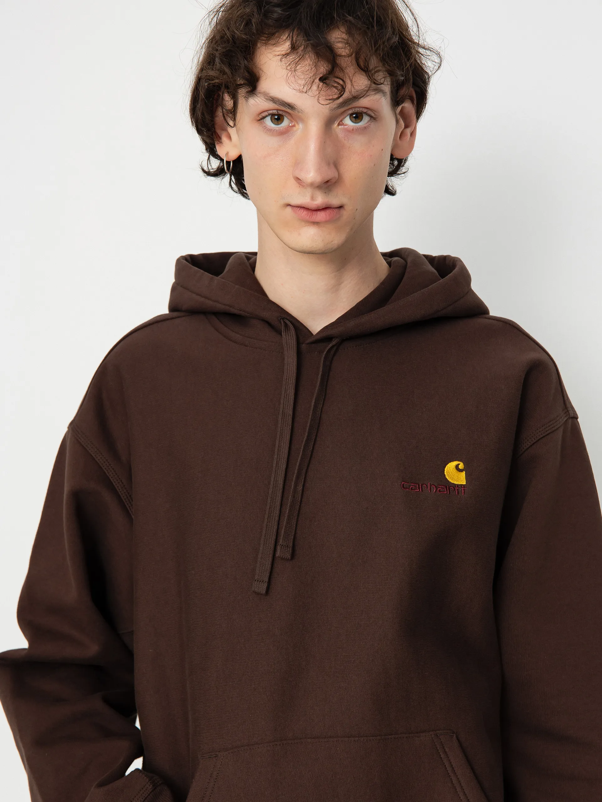 Carhartt WIP American Script HD Hoodie (tobacco)