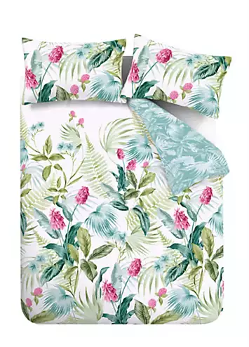 Catherine Lansfield Aruba Tropical Floral Duvet Cover Set | Kaleidoscope