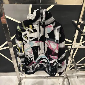 D&G GRAFFITI PRINT HOODIE