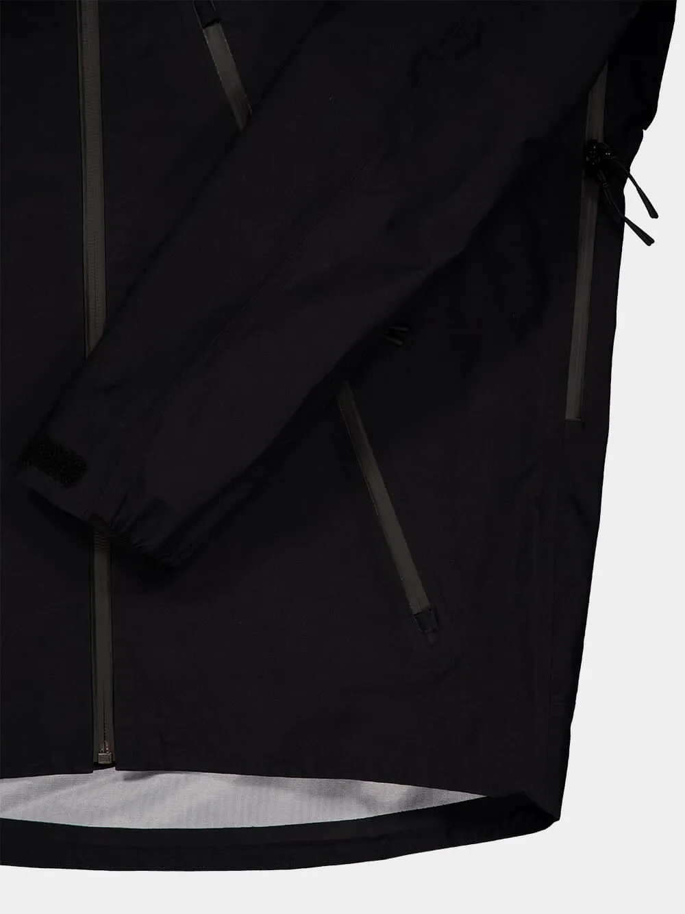 Deep Black GORE-TEX Hooded Windbreaker