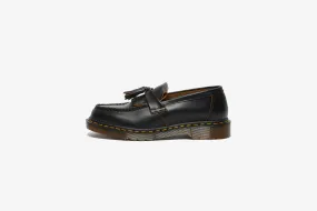 Dr. Martens Adrian Made in England Quilon Leather Tassel Loafer M - Black Quilon