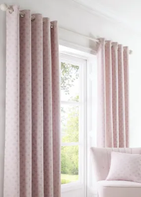 Dreams & Drapes Tiffany Jacquard Eyelet Curtains