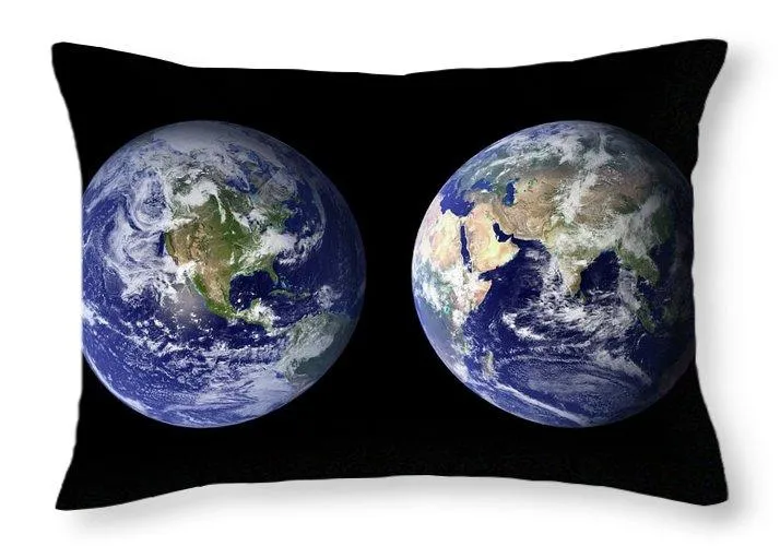 Earth - Throw Pillow