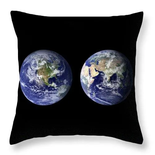 Earth - Throw Pillow