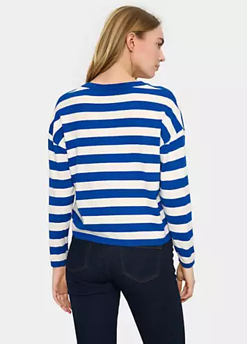 Fikam V-Neck Long Sleeve Pullover by Saint Tropez | Look Again