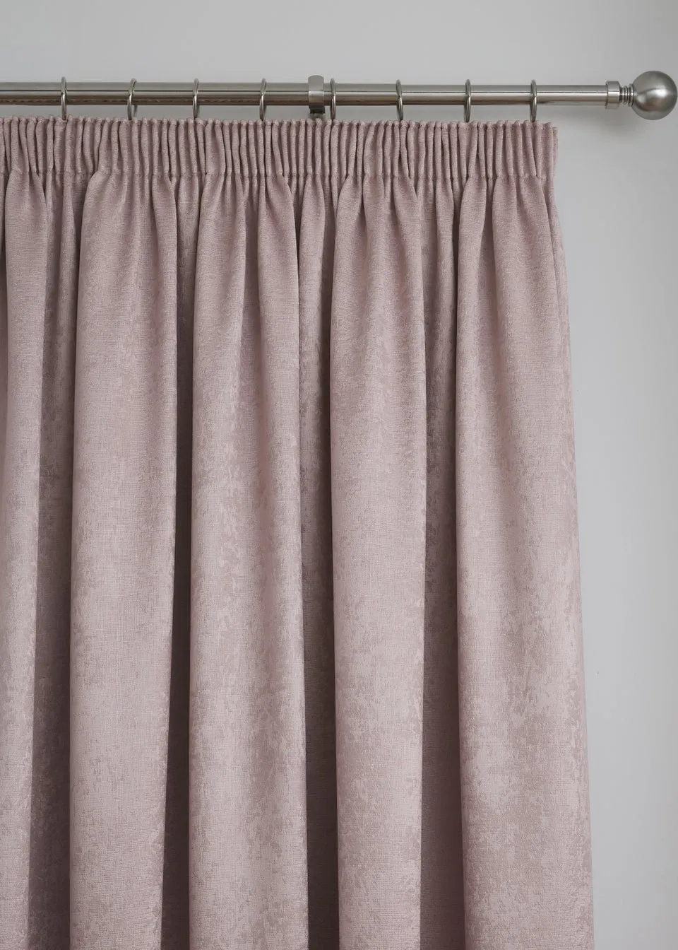 Fusion Galaxy Dimout Pink Pencil Pleat Curtains