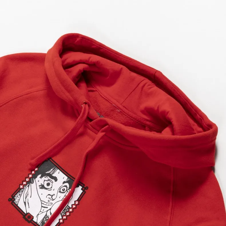 Garden Skateboards Limited Anagram Pullover Hooded Sweatshirt (Red)