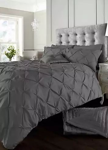 Gaveno Cavailia Charcoal Alford Duvet Cover Set | Kaleidoscope