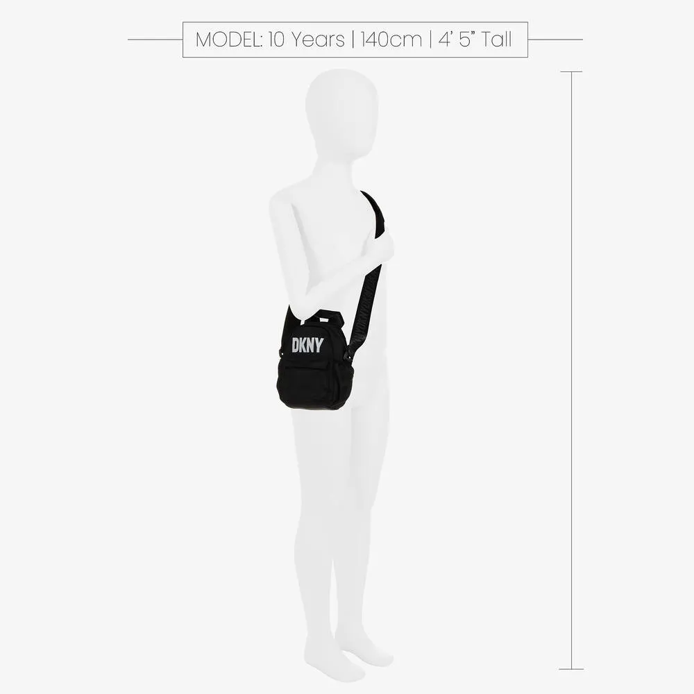 Girls Black Shoulder Bag (19cm)