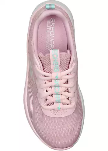 Girls Pink Elite Sport Radiant Squad Trainers by Skechers | Look Again