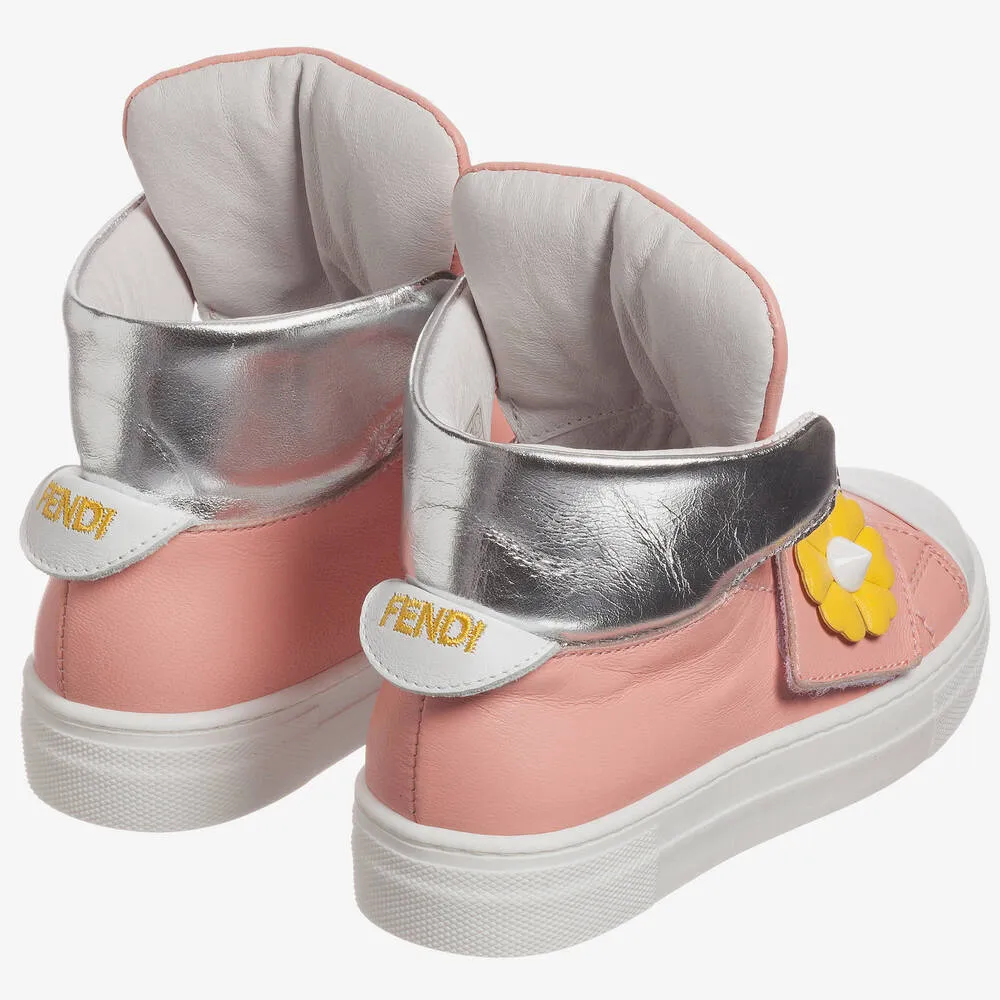 Girls Pink Piro-Chan Trainers