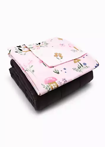 Happy Linen Co. Enchanted Forest 3.3kg Weighted Blanket | Kaleidoscope