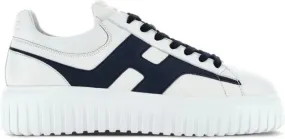 Hogan logo-patch lace-up sneakers White