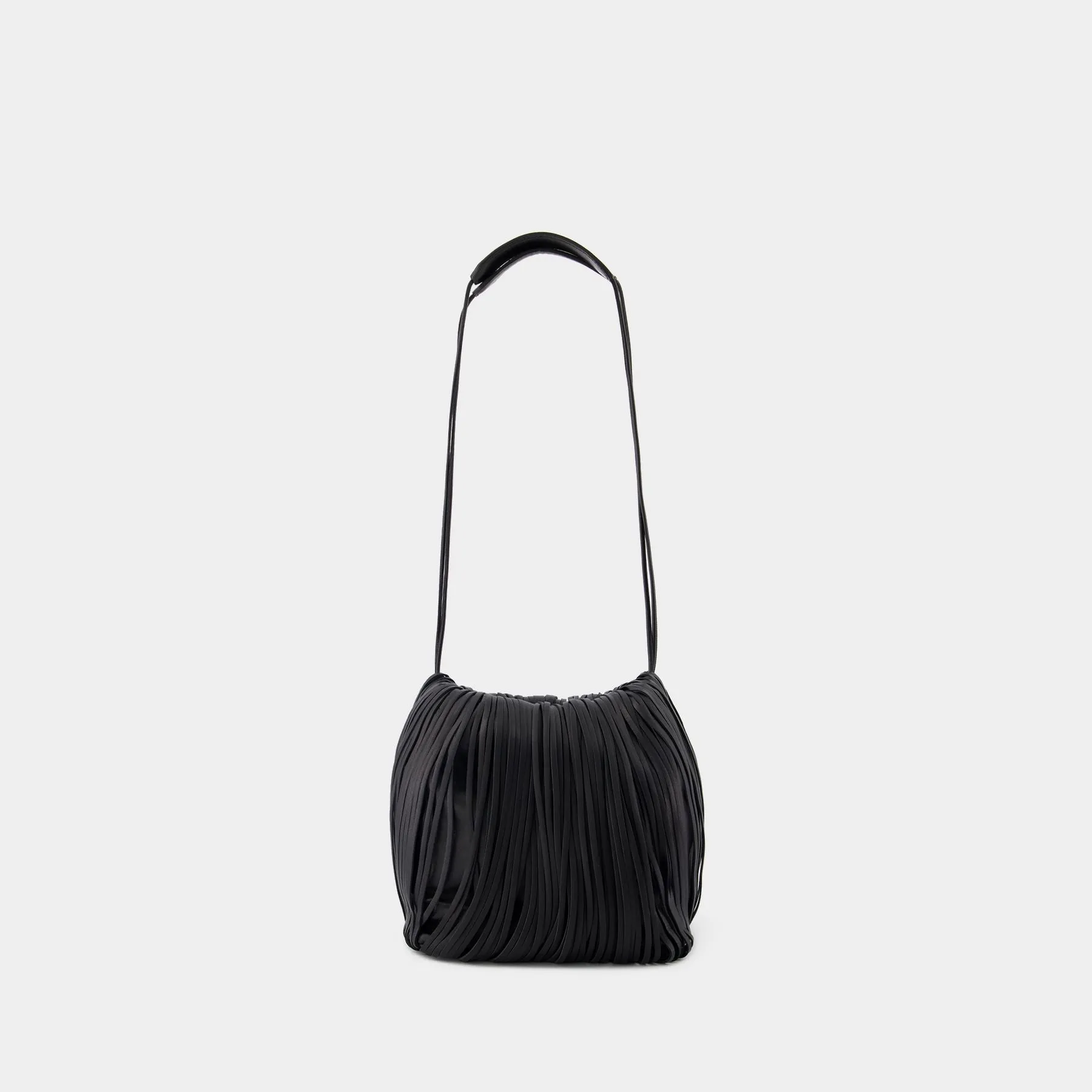 Jil Sander  Dumpling Fringe Crossbody - Jil Sander - Leather - Black