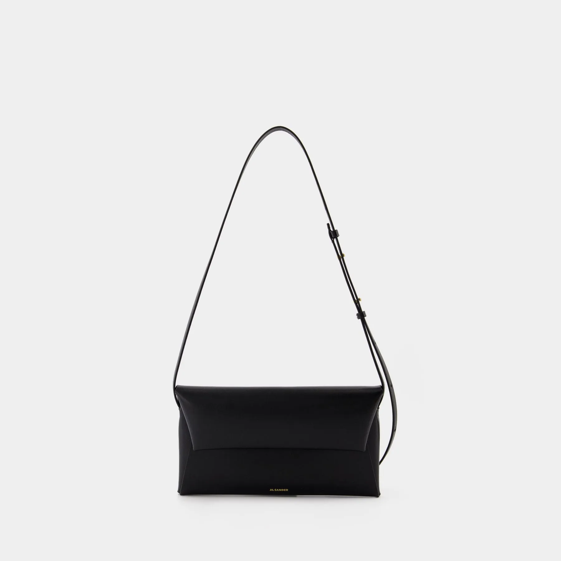 Jil Sander  Folded Small Crossbody - Jil Sander - Leather - Black