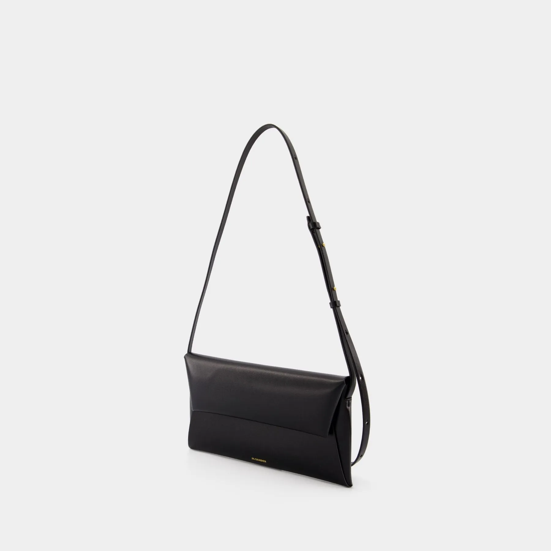 Jil Sander  Folded Small Crossbody - Jil Sander - Leather - Black