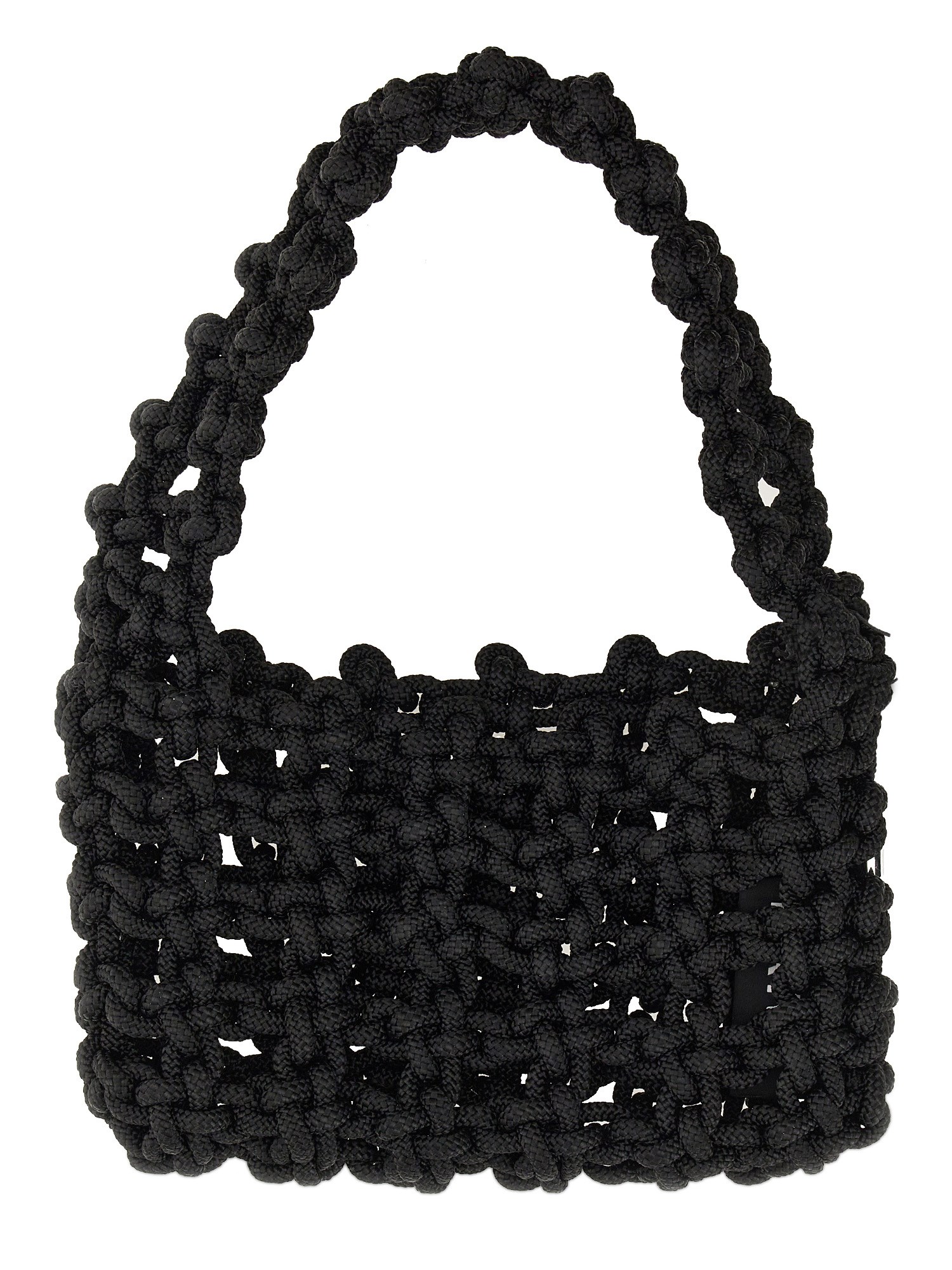 KARA    KNOT NYLON SHOULDER BAG