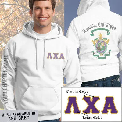 Lambda Chi Alpha Crest Hoodie - G185 - SUB