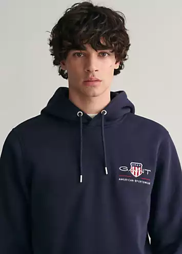 Logo Print Hoodie by Gant | Look Again