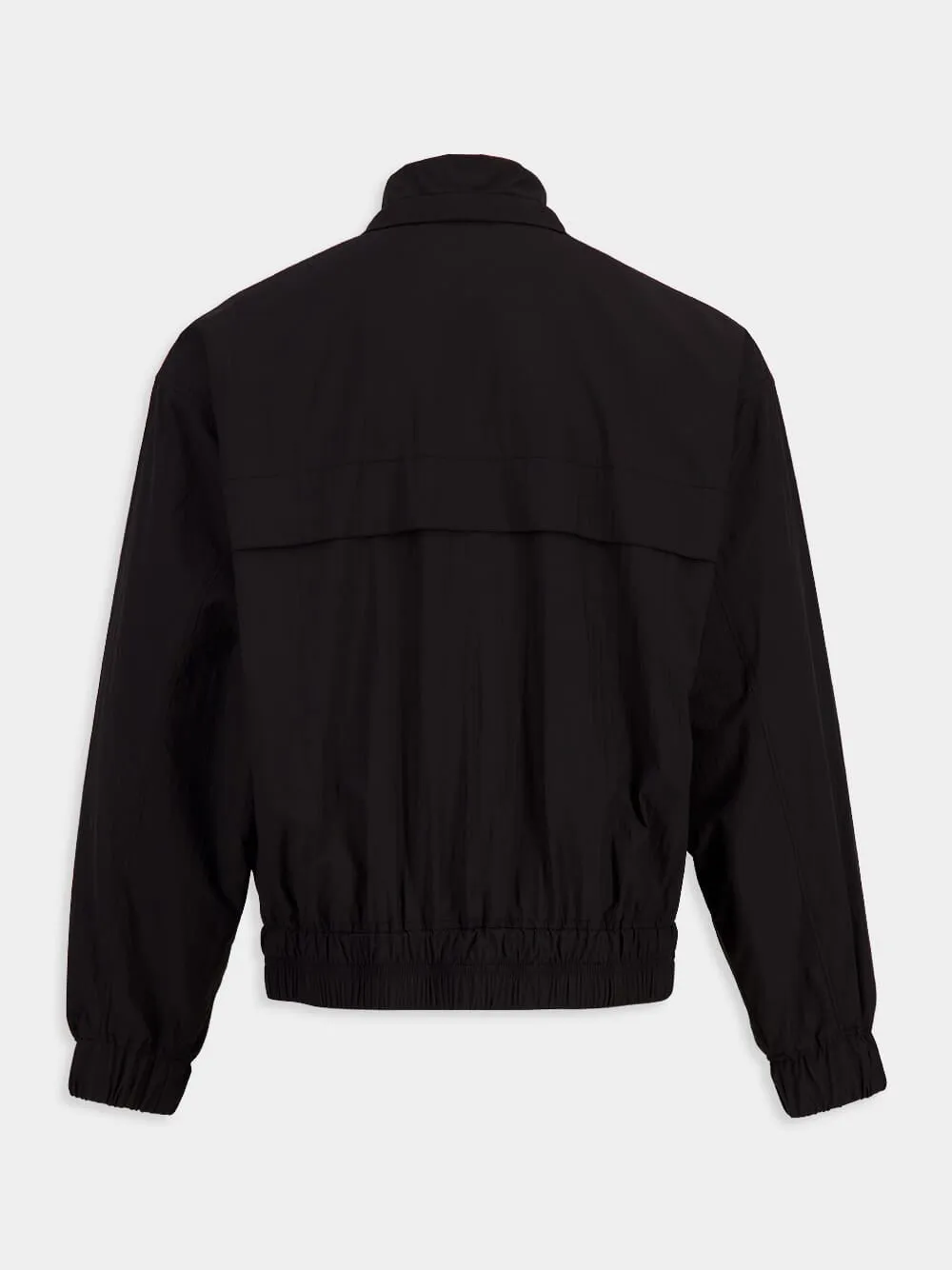 Logo-Print Zip-Up Windbreaker