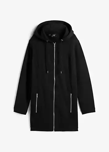 Longline Zip Hoodie by bonprix | Look Again