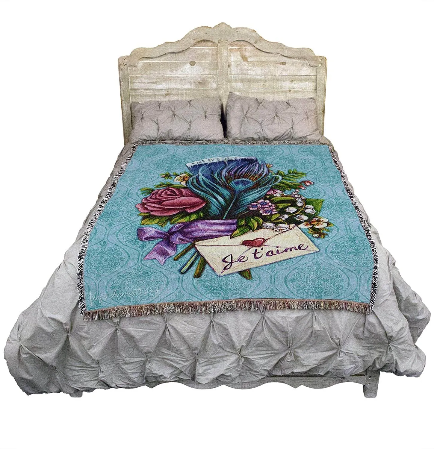 Love Letter Tapestry Blanket