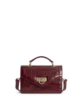 Loxley ruby croc Crossbody Bag