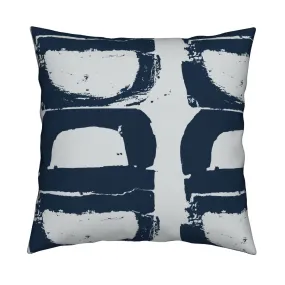 Mallow Indigo Pillow