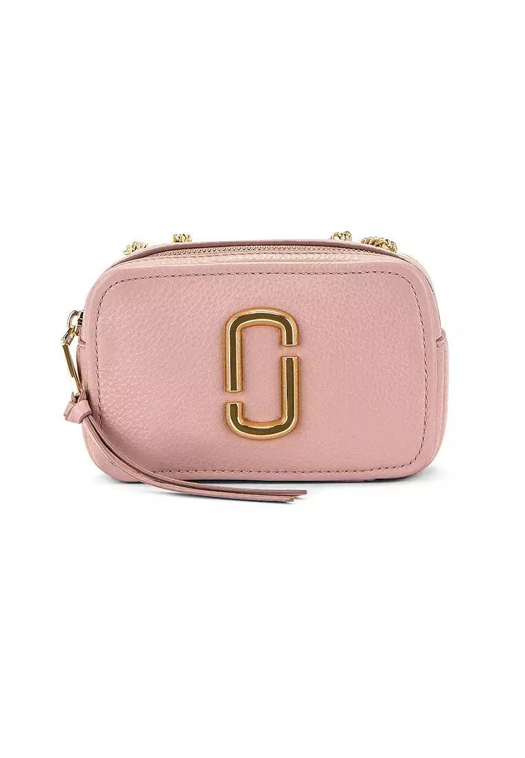 Marc Jacobs Marc Jacobs The Glam Shot Leather Crossbody Adobe Rose H121L01FA21