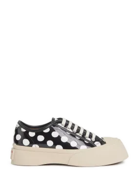 MARNI  Patterned leather sneakers  - Multicolour