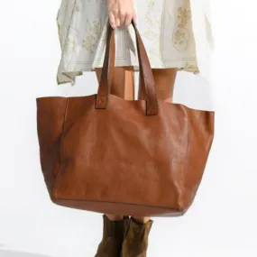 Massie Tote in Seven Hills Umber by Moore & Giles