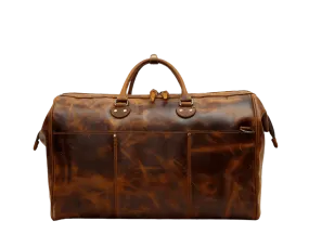 Men Large Leather Travel Bag - Horizon Leathers